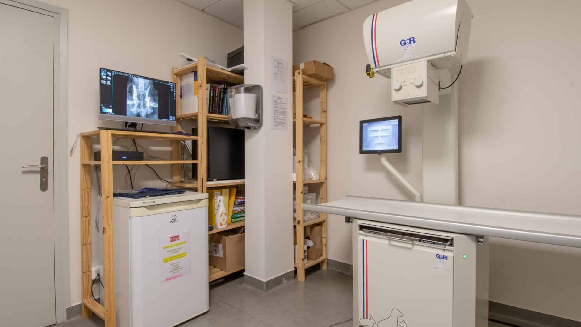 Salle de radiographie numérique GER à ProvenceVet, Avignon